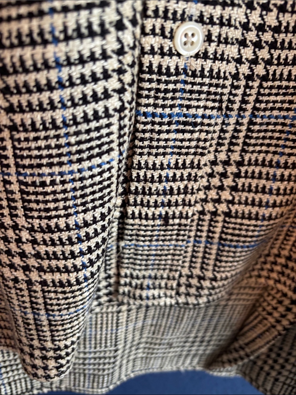 Polo Ralph Lauren Black and White Glen Plaid Button-Down Shirt - Picture 5 of 6